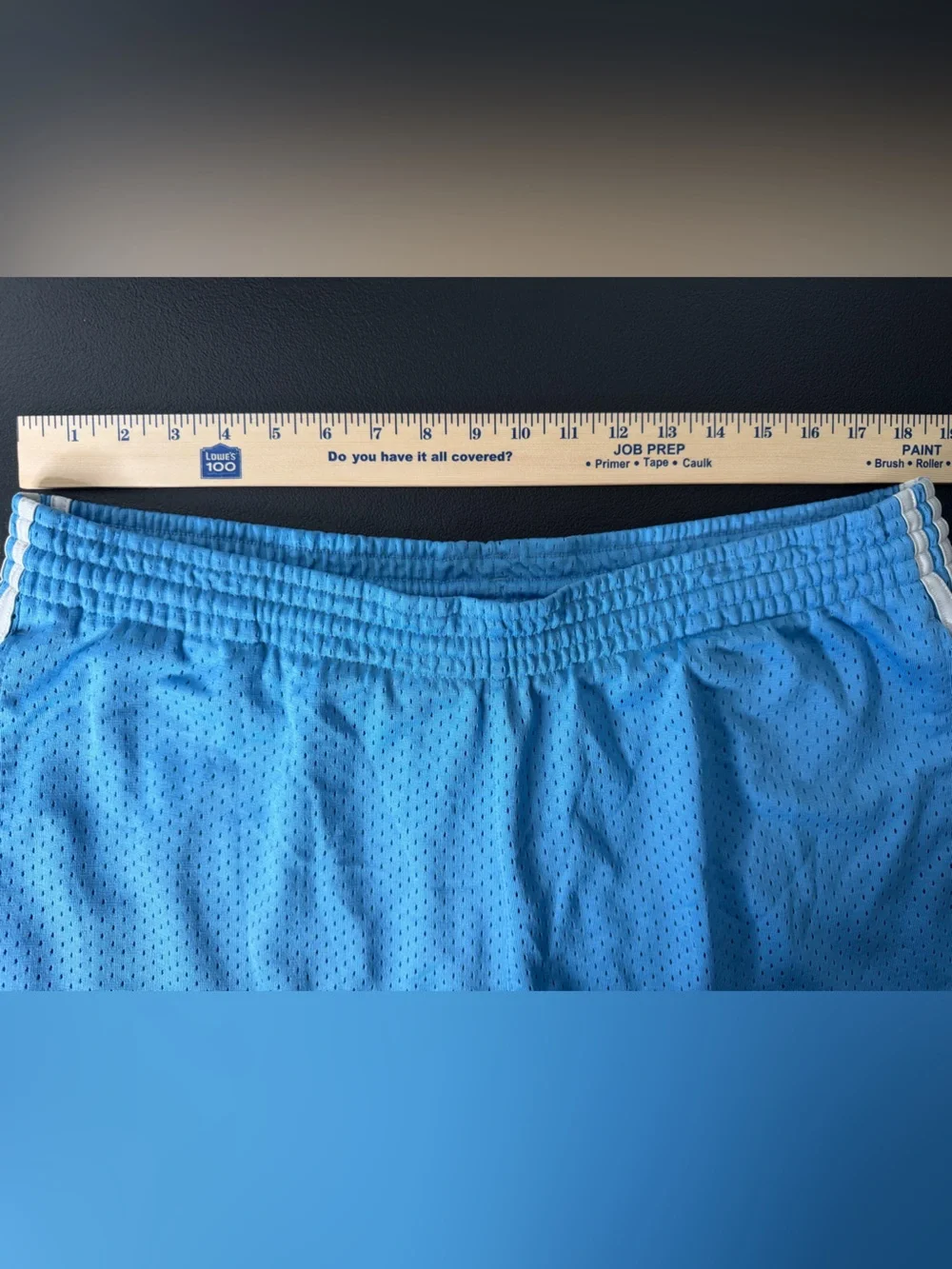 Adidas Basketball Mesh Baggy Shorts men's XL Carolina Blue Vintage 90s y2k